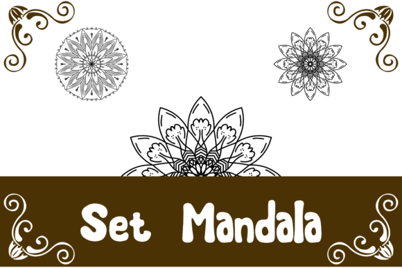 Mandala Set Retro Pattern Background Review
