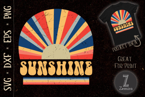 Retro 70s Style Hippie Sunshine Embroidery Review