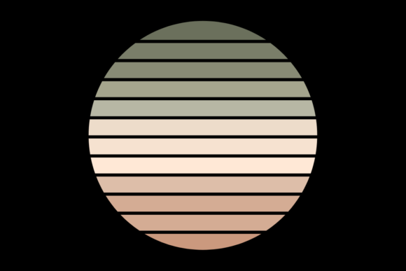 Retro Sunset Vintage Circle Design 12 Review