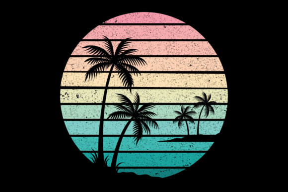 Retro Vintage Sunset Palm Tree 7: A Designer's Real-World Review