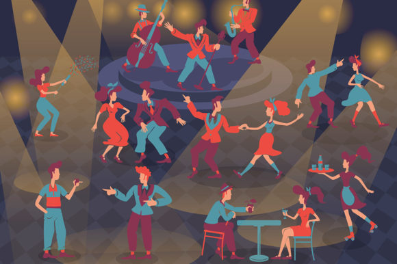 Why Retro People Flat Color Vector Faceless Is a Designer's Dream